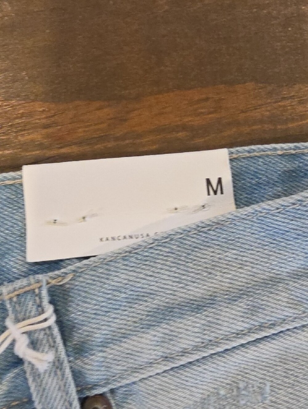 KanCan Light Blue Distressed Denim Shorts - Picture 2 of 14